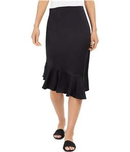 Thalia Sodi Womens Flounce-Hem Asymmetrical Skirt