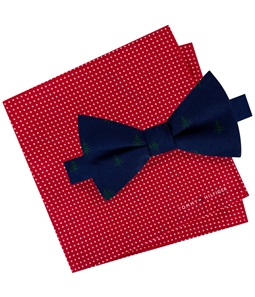 Tommy Hilfiger Mens Conversational Tree Pin Dot Self-tied Bow Tie
