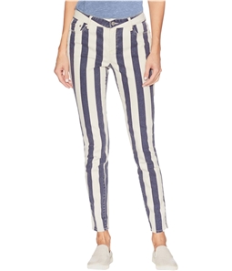 Vince Camuto Womens Striped Skinny Fit Jeans