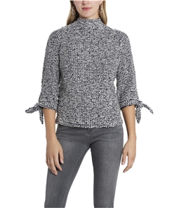Vince Camuto Womens Textured Pullover Blouse