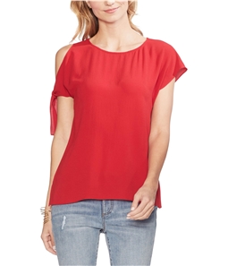 Vince Camuto Womens Asymmetrical Pullover Blouse