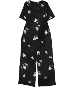 Vince Camuto Womens Tossed Flowers Jumpsuit