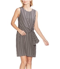 Vince Camuto Womens Tie Front Sheath Dress