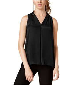Vince Camuto Womens Solid Sleeveless Blouse Top
