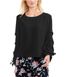 Vince Camuto Womens Tiered Sleeve Pullover Blouse