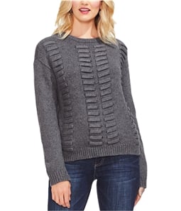 Vince Camuto Womens Lace-Through Pullover Sweater
