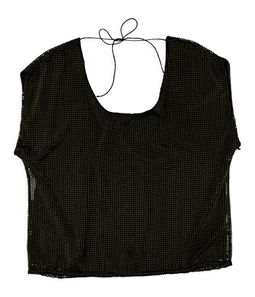 Vince Camuto Womens Chain Mail Tank Top