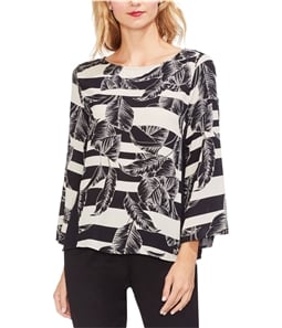 Vince Camuto Womens Bell Sleeve Pullover Blouse