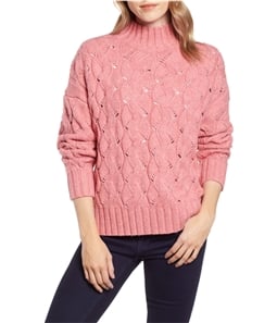 Vince Camuto Womens Open Knit Pullover Sweater