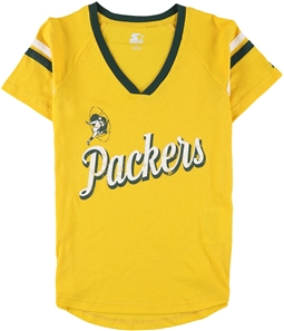 STARTER Womens Green Bay Packers Graphic T-Shirt