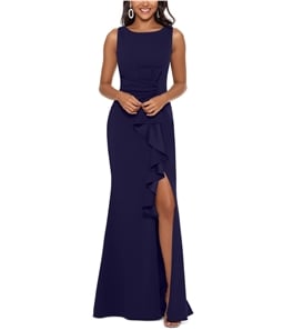 Betsy & Adam Womens Solid Gown Dress
