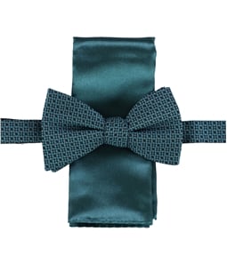 Alfani Mens Pocket Square Set Self-tied Bow Tie