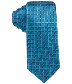 Alfani Mens Leonard Grid Self-tied Necktie