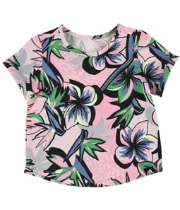 Adidas Girls Floral Basic T-Shirt