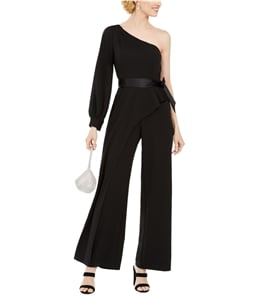 Adrianna Papell Womens Solid Jumpsuit