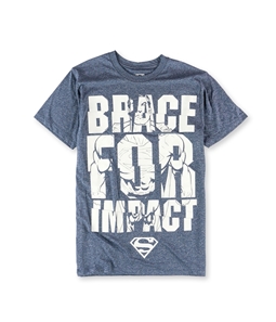 DC Comics Mens Brace For Impact Graphic T-Shirt