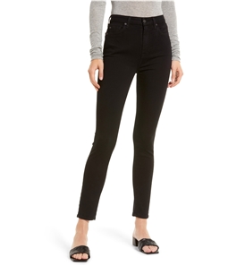 7 For All ManKind Womens Solid Skinny Fit Jeans