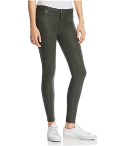 7 For All ManKind Womens Coated Ankle Skinny Fit Jeans