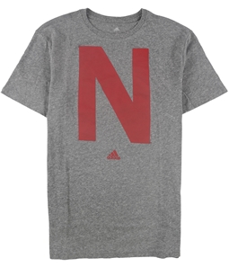Adidas Mens University of Nebraska Graphic T-Shirt