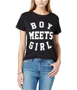Boy Meets Girl. Womens Logo Graphic T-Shirt