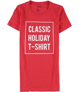 Reebok Womens Classic Holiday Graphic T-Shirt