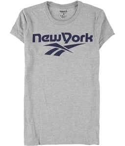 Reebok Womens New York Logo Graphic T-Shirt