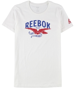 Reebok Womens U.S.A. Gain And Glory Graphic T-Shirt