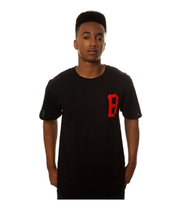 Black Scale Mens The B Logo Graphic T-Shirt