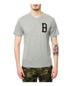 Black Scale Mens The B Logo V Neck Graphic T-Shirt