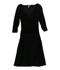 Elementz Womens B-Slim 3/4 Sleeve Shift Dress