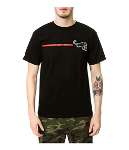 Black Scale Mens The Red Line Radical Graphic T-Shirt