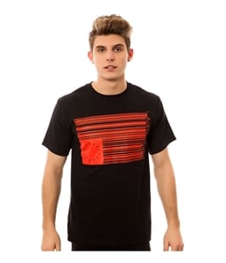 Black Scale Mens The Barcode Graphic T-Shirt