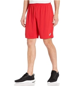 ASICS Mens Solid Athletic Workout Shorts