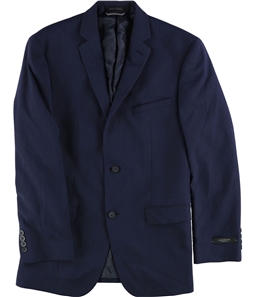 Andrew Marc Mens Plaid Two Button Blazer Jacket