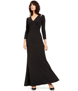Calvin Klein Womens Solid Gown Dress