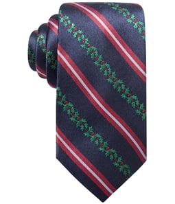 Club Room Mens Holiday Stripe Self-tied Necktie