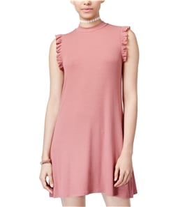 One Clothing Womens Ribbed Shift Dress