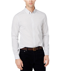 Michael Kors Mens Slim Fit Leland Check Button Up Shirt
