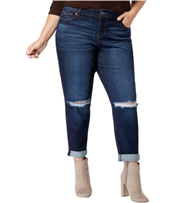 Celebrity Pink Womens Adrianna Ripped Boyfriend Fit Jeans