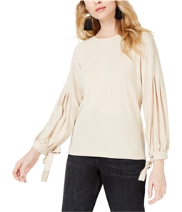 Sage The Label Womens Tie Cuff Pullover Blouse