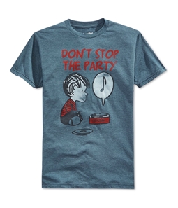 Mighty Fine Mens Don't Stop The Party Graphic T-Shirt