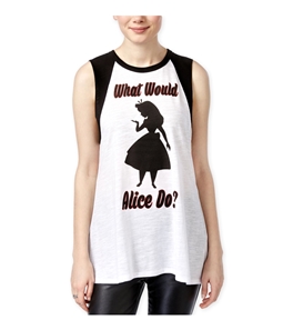 Disney Womens What Would Alice Do? Muscle Tank Top