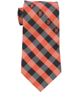 Genuine Merchandise Mens SF Giants Checkered Self-tied Necktie