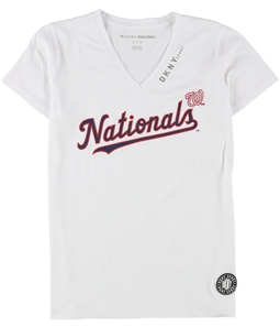 DKNY Womens Washington Nationals Graphic T-Shirt