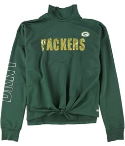 DKNY Womens Green Bay Packers Pullover Blouse