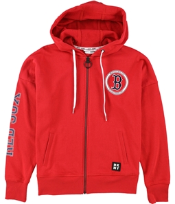 DKNY Womens Boston Red Sox Hoodie Sweatshirt