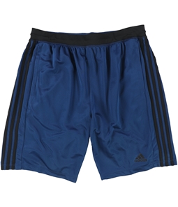 Adidas Mens 4K Sport 3-Stripes Athletic Workout Shorts
