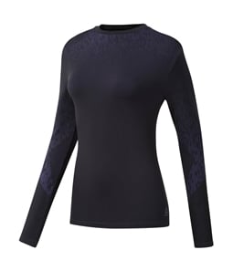 Reebok Womens OS Thermowarm Base-Layer Basic T-Shirt