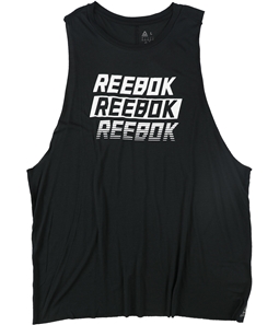 Reebok Womens Logo Muscle Tank Top