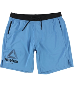 Reebok Mens Epic Logo Athletic Workout Shorts